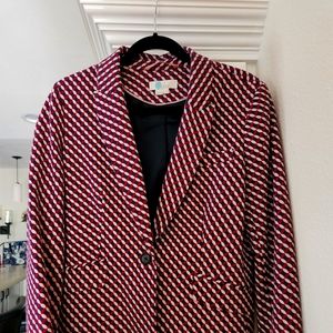 Boden Navy and Dusty pink Blazer